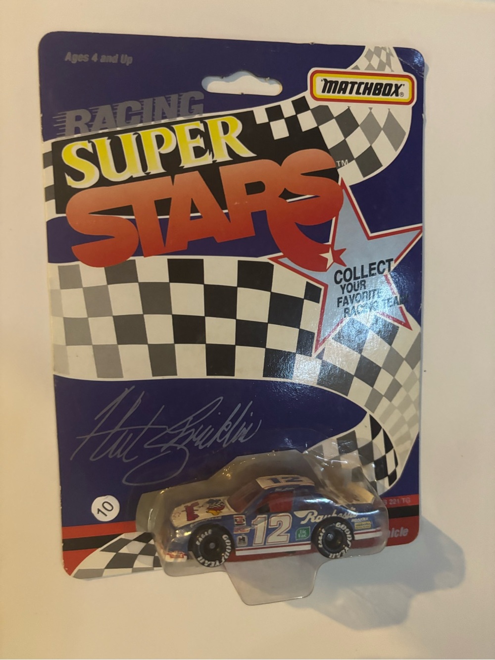 Matchbox Kids Racing Car #12 in Blue and Red